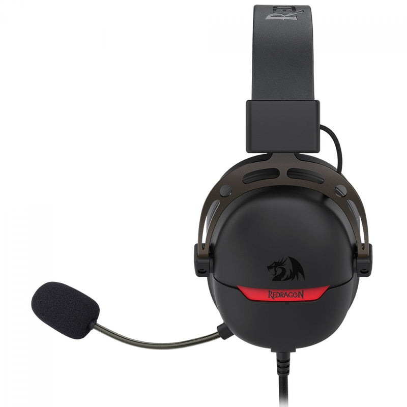 Headset Gamer Redragon Aurora Preto, USB, Drivers 40mm, Surround 7.1, Preto, H376BR