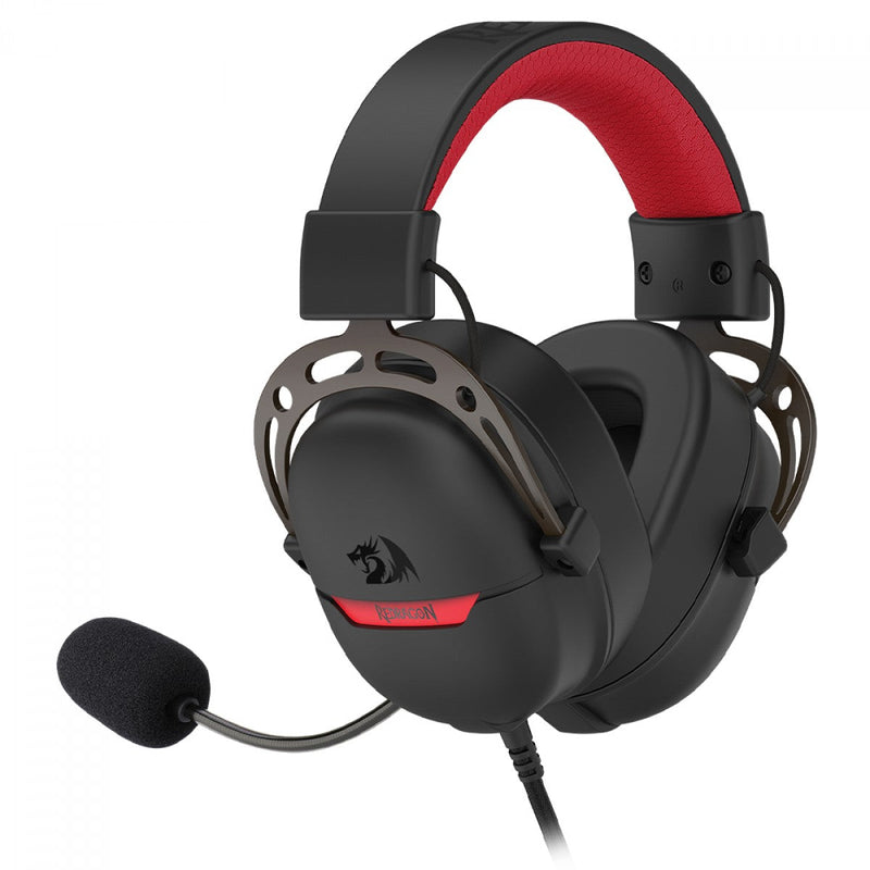 Headset Gamer Redragon Aurora Preto, USB, Drivers 40mm, Surround 7.1, Preto, H376BR