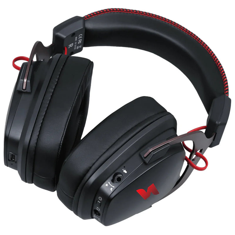 Headset Gamer SuperFrame Wind V2, Wireless, Drivers de 50mm, 7.1 Surround, RGB, USB + USB-C, Bluetooth, Black, SF-H05-V2